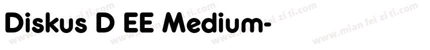 Diskus D EE Medium字体转换